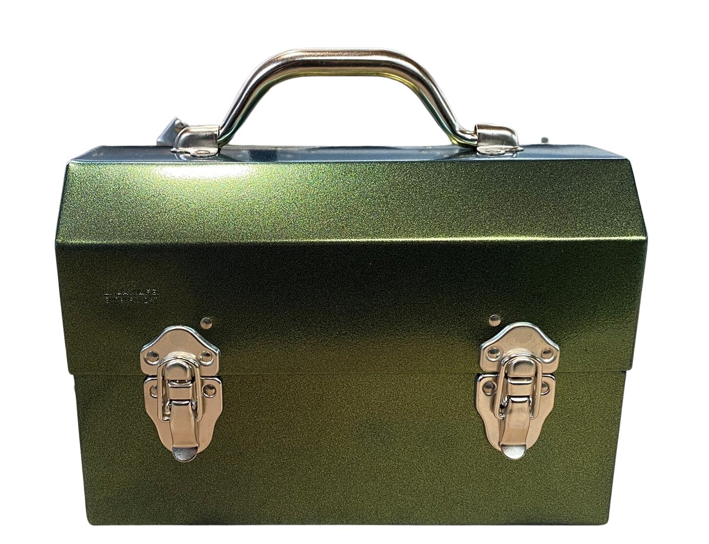 lemon lime metal lunchbox by L. May