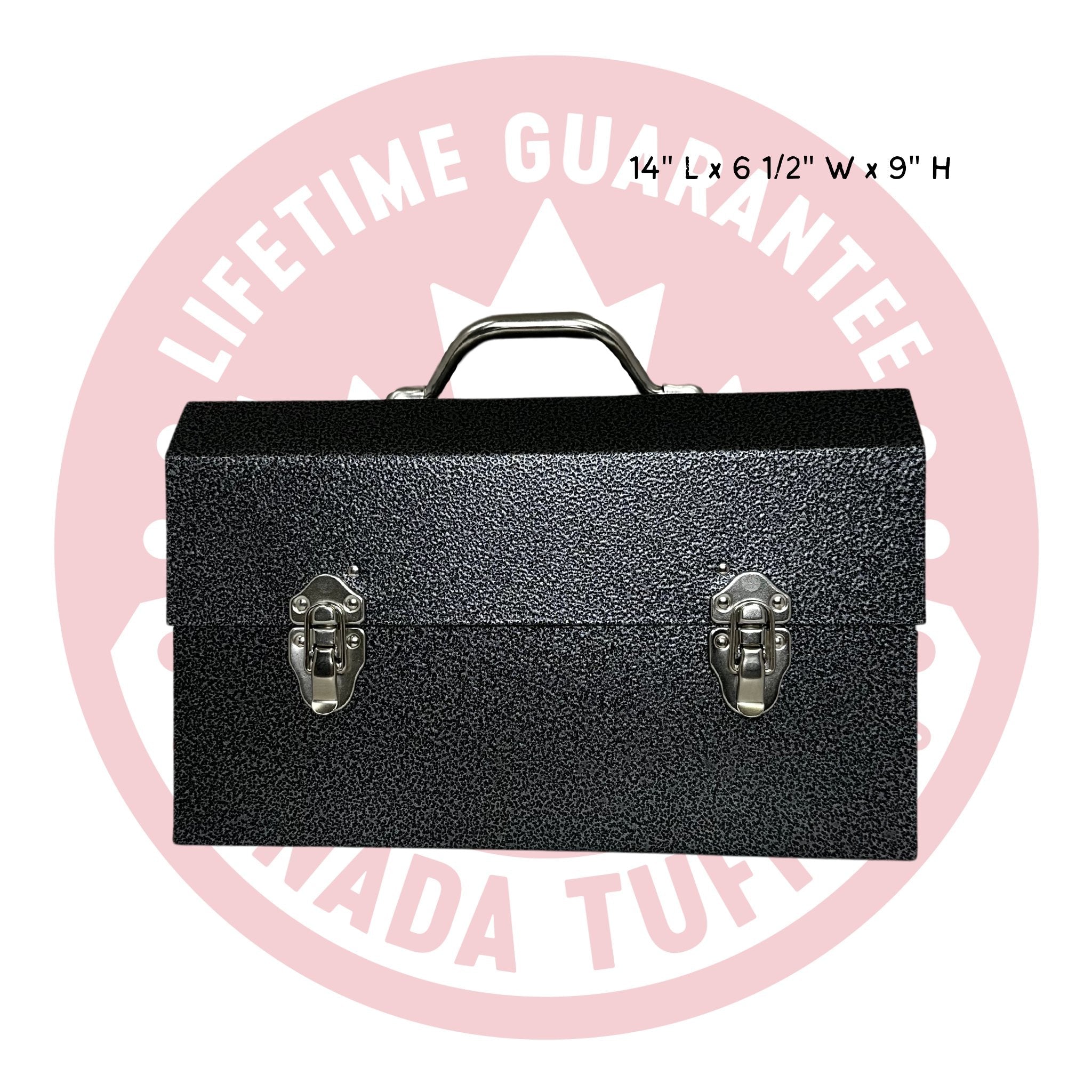 L. May the aluminum lunchbox in size The Super Classic colour silver jet