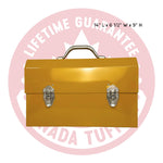 L. May the aluminum lunchbox in size The Super Classic colour yellow