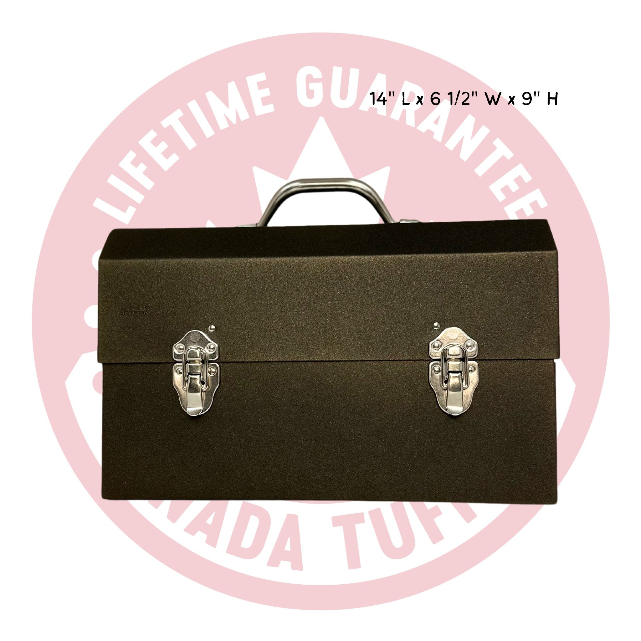 L. May the aluminum lunchbox in size The Super Classic colour pyrite