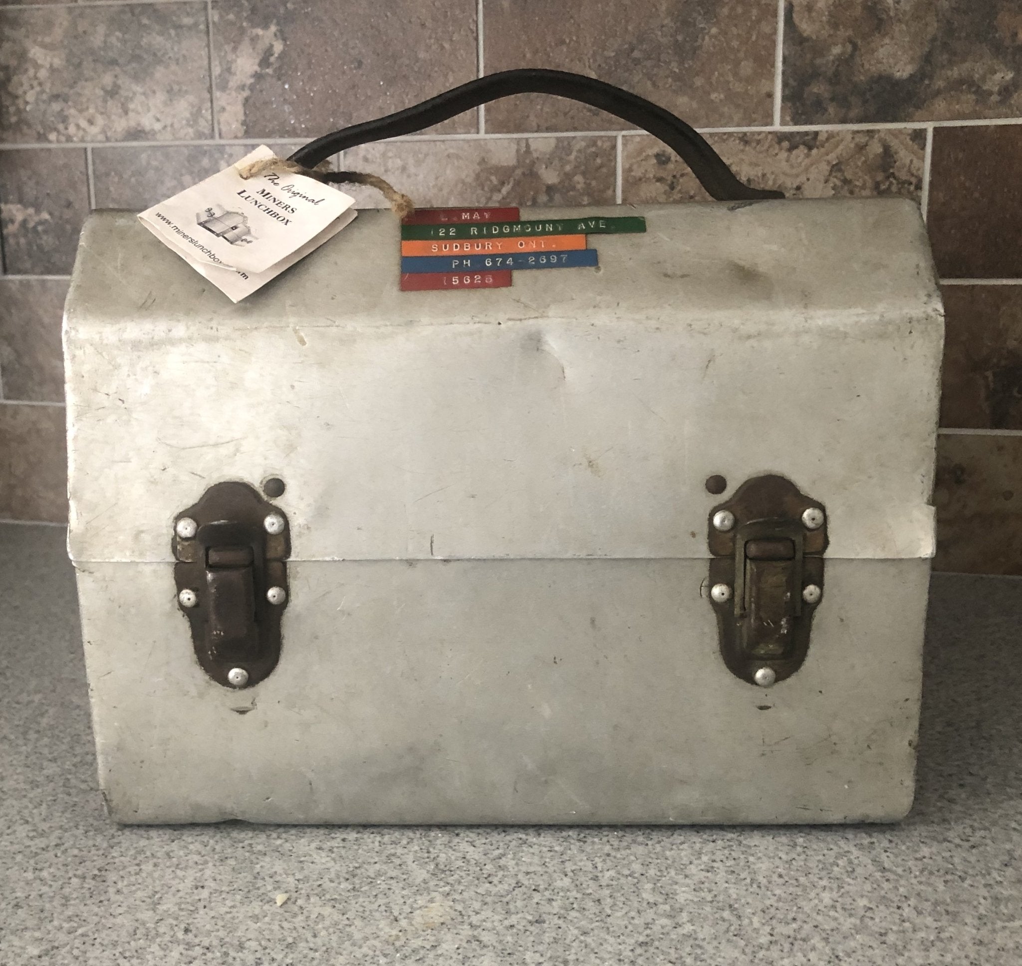 the first L. May lunchbox built in 1956