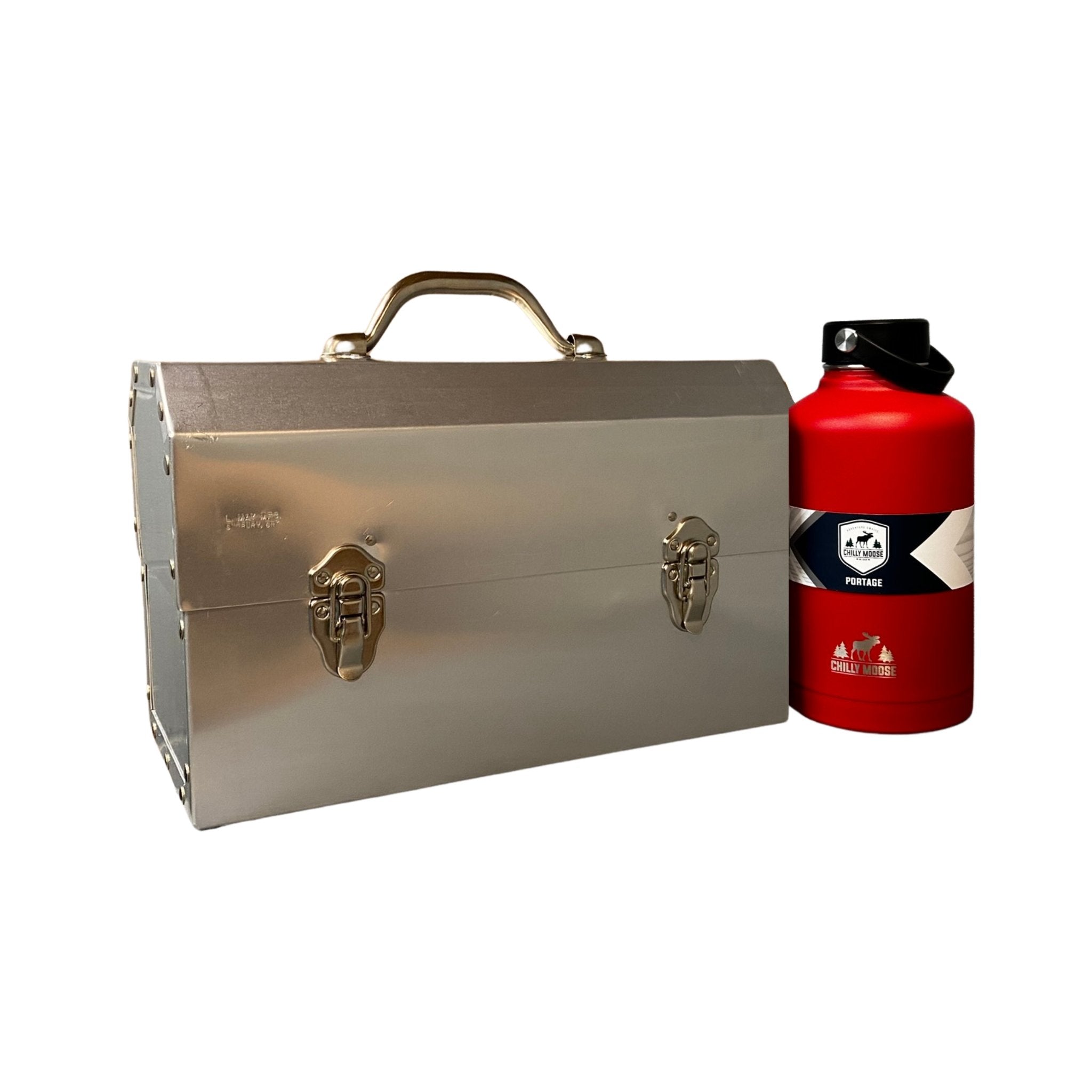 The Super Classic + 64oz Portage Canteen Red - The Miners LunchboxThe Miners Lunchbox